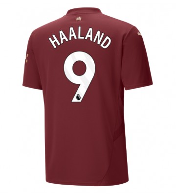 Manchester City Erling Haaland #9 Replika Tredjetrøje 2024-25 Kortærmet